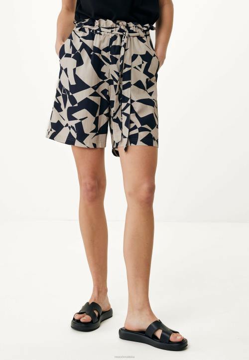 MEXX tiskane kratke hlače oko struka papirnate vrećice bež B4DB54 žene - MEXX sandale