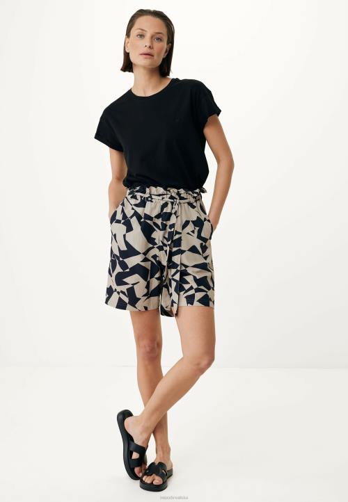 MEXX tiskane kratke hlače oko struka papirnate vrećice bež B4DB54 žene - MEXX sandale