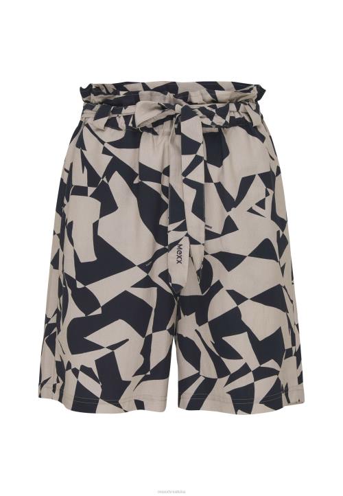 MEXX tiskane kratke hlače oko struka papirnate vrećice bež B4DB54 žene - MEXX sandale