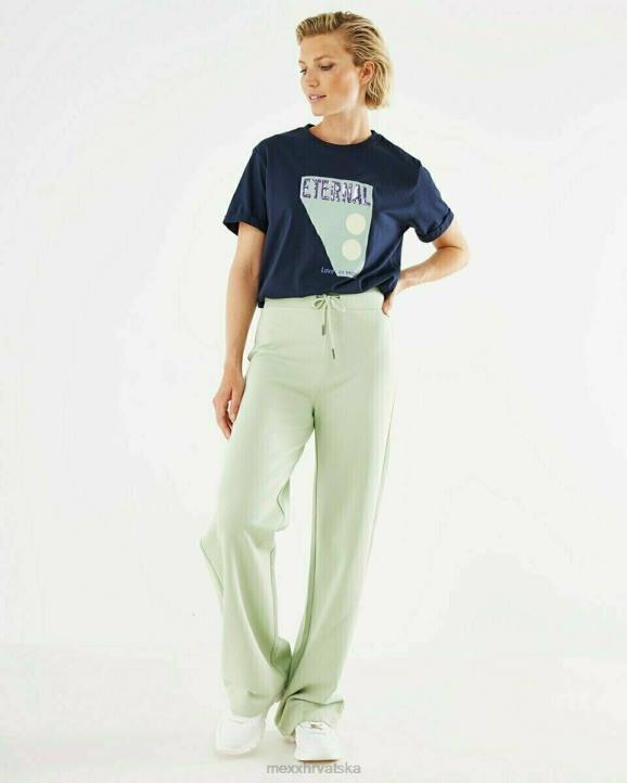 MEXX majica kratkih rukava s izrezom mornarsko plava plava B4DB408 žene - MEXX sale