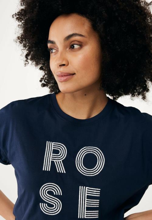 MEXX majica kratkih rukava umjetničko plavo plava B4DB80 žene - MEXX shoe