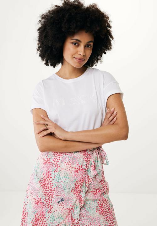 MEXX prevelika majica kratkih rukava u bijeloj boji bež B4DB25 žene - MEXX koferi