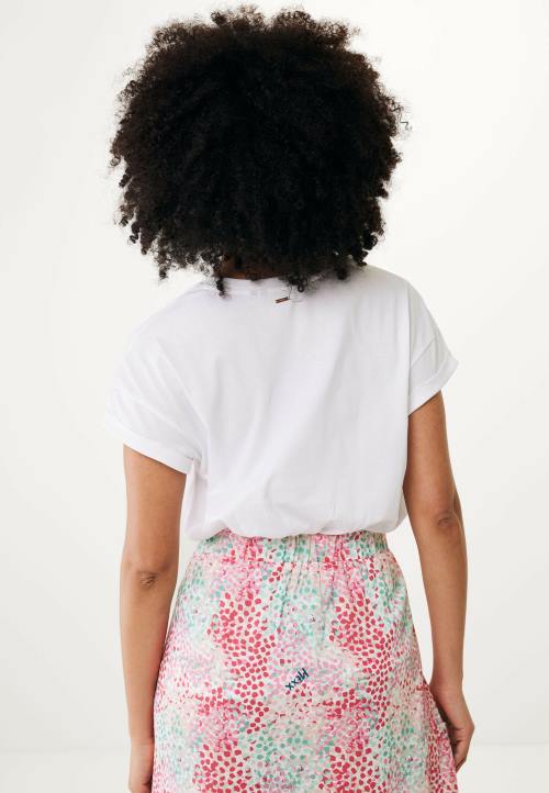 MEXX prevelika majica kratkih rukava u bijeloj boji bež B4DB25 žene - MEXX koferi