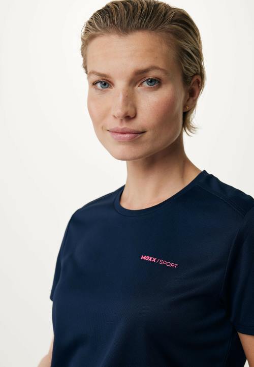 MEXX sportska majica kratkih rukava tamnoplava plava B4DB223 žene - MEXX woman