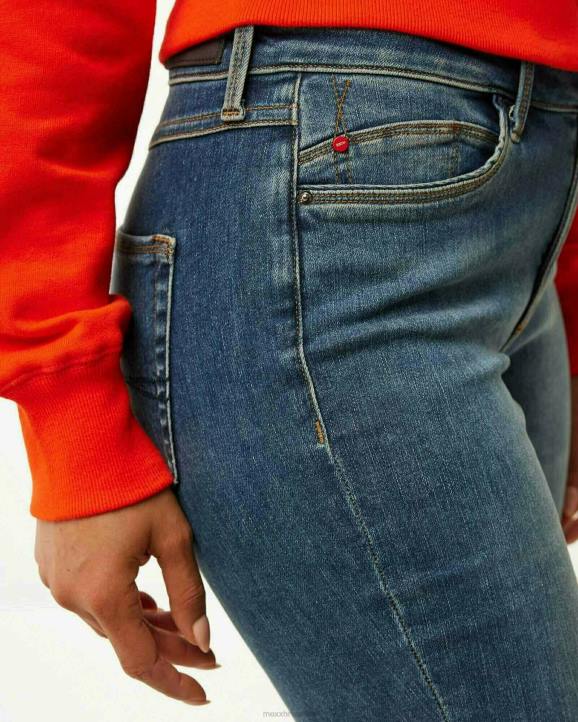 MEXX jenna klasične traperice srednjeg struka/uskih nogavica plava B4DB215 žene - MEXX shoe