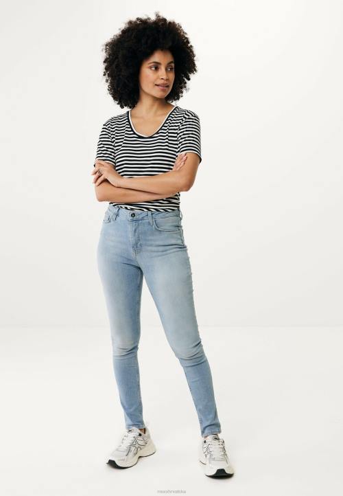 MEXX lagane vintage traperice visokog struka plava B4DB41 žene - MEXX sandale