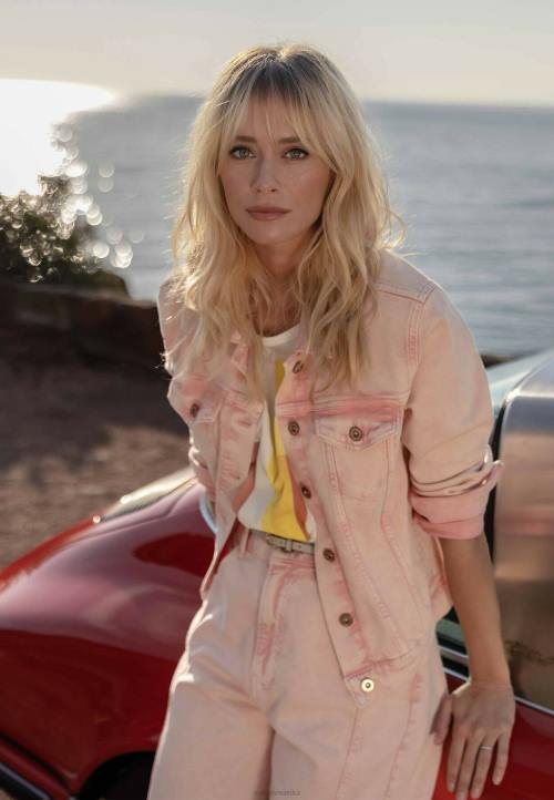 MEXX xenia traperice srednjeg struka ružičasta B4DB92 žene - MEXX woman