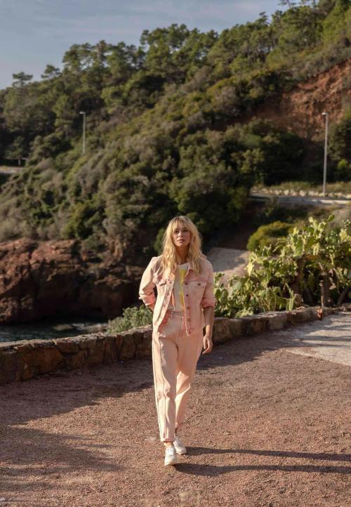 MEXX xenia traperice srednjeg struka ružičasta B4DB92 žene - MEXX woman