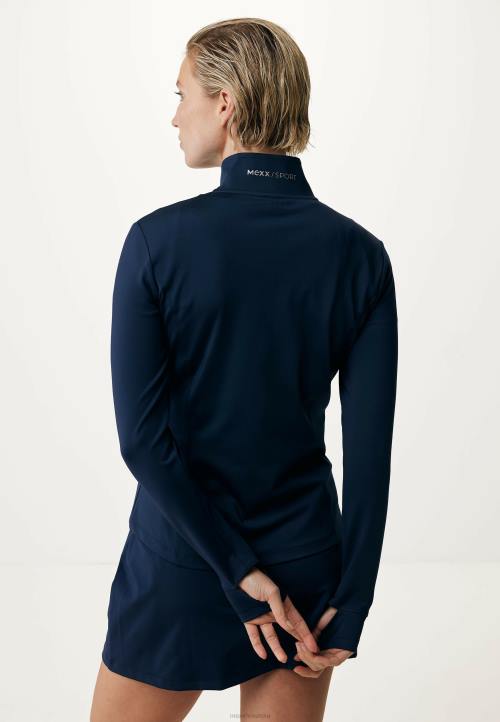 MEXX natikače - MEXX tamnoplavi kardigan s patentnim zatvaračem plava B4DB402 žene