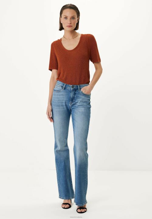 MEXX Hrvatska - MEXX pletena gornja cigla s pola rukava naranča B4DB77 žene