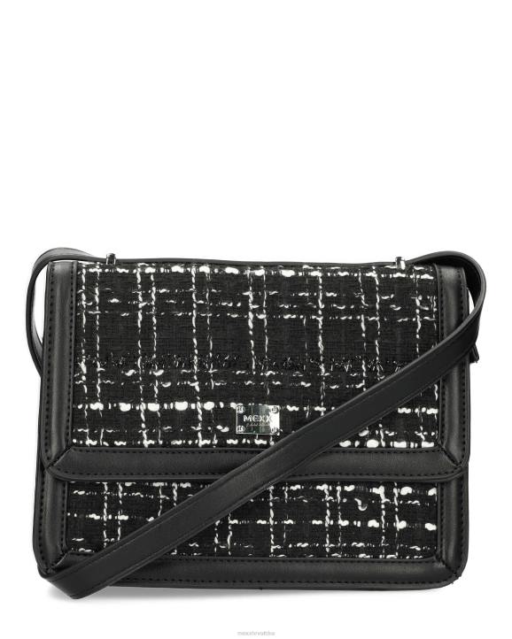 MEXX torba s preklopom od tvida crno B4DB426 žene - MEXX shoe