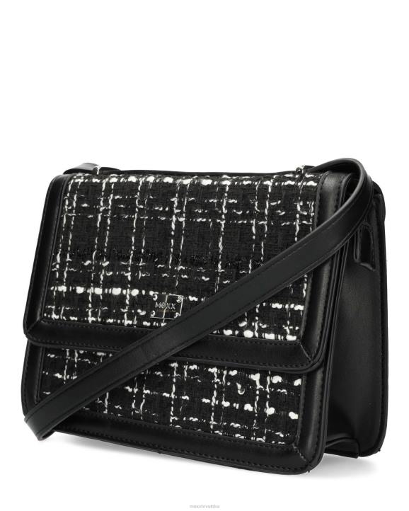 MEXX torba s preklopom od tvida crno B4DB426 žene - MEXX shoe
