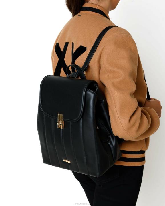 MEXX cizme - MEXX vertikalni prošiveni ruksak crno B4DB430 žene